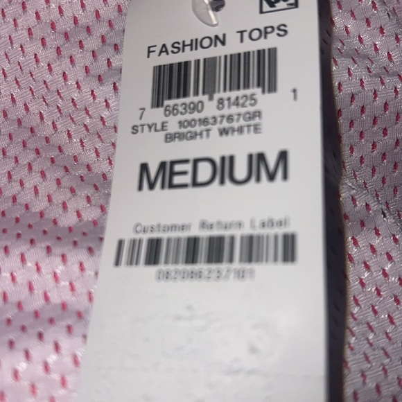 Ideology Mesh 2-in-1 Sleeveless Tank Top Big Girls Bright White Pullover | NEW💗 - Picture 8 of 8